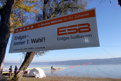 ESB erschließt den Seeort Diessen mit Erdgas-Leitung durch den Ammersee